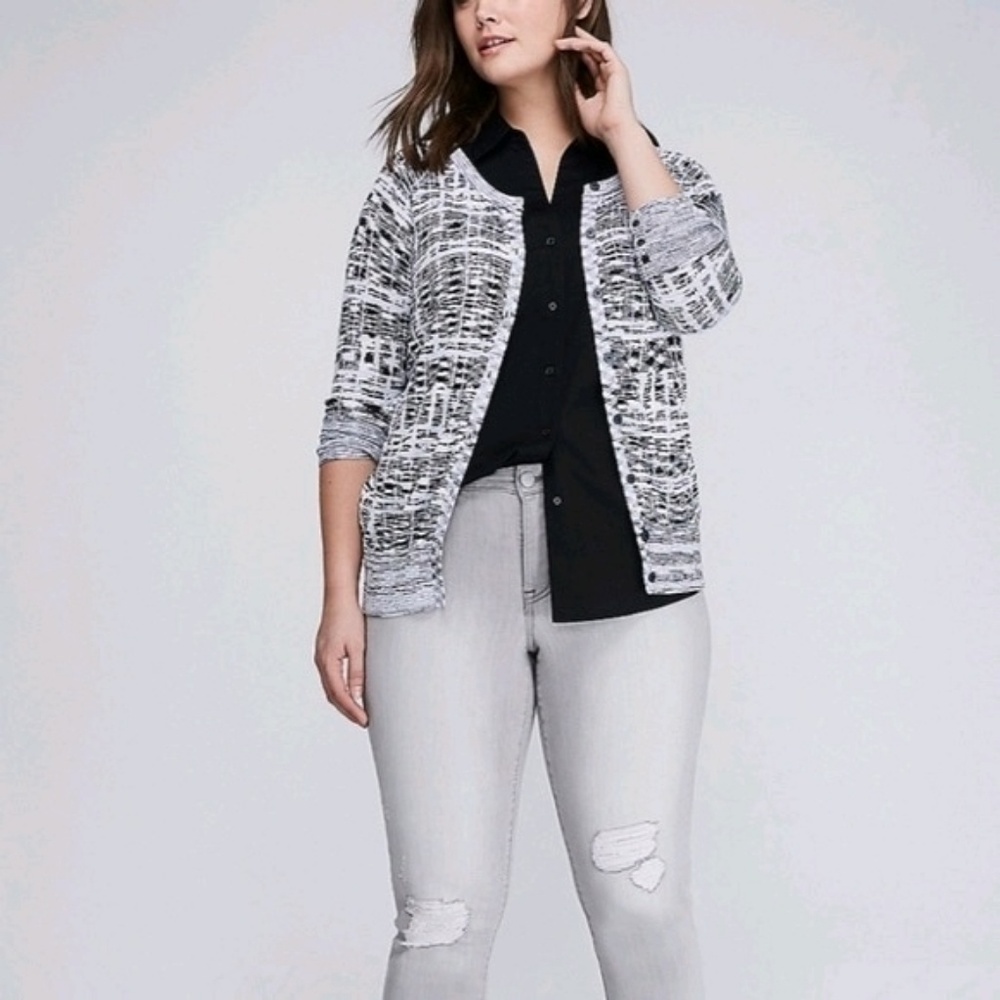 Lane Bryant Women's 3/4 Sleeves Cardigan Sz18/20